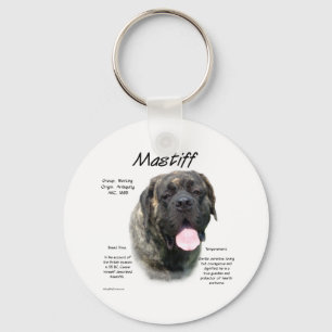Brindle Mastiff History  Key Ring