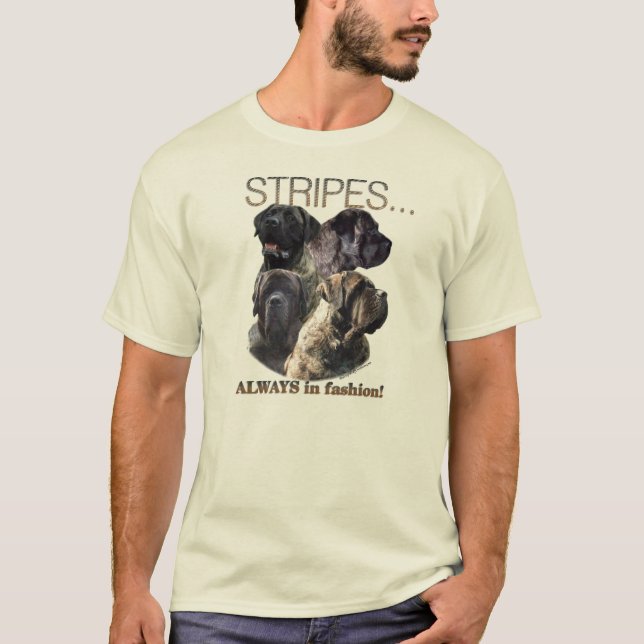 Brindle Mastiff Stripes shirt (Front)