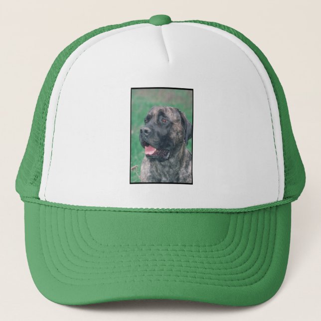Brindle Mastiff Trucker Hat (Front)