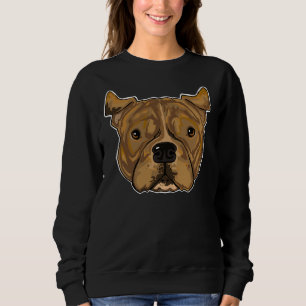 Brindle Pitbull 72 Sweatshirt
