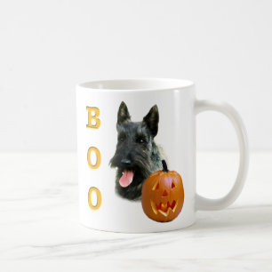Brindle Scottish Terrier Boo Coffee Mug