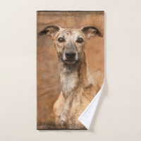 Brindle Whippet Dog