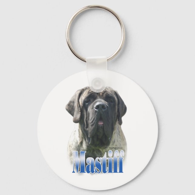 BrindleNamebluemetal Key Ring (Front)