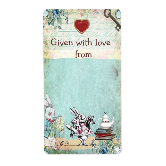 Bring a Book Alice in Wonderland Bookplates (Front)