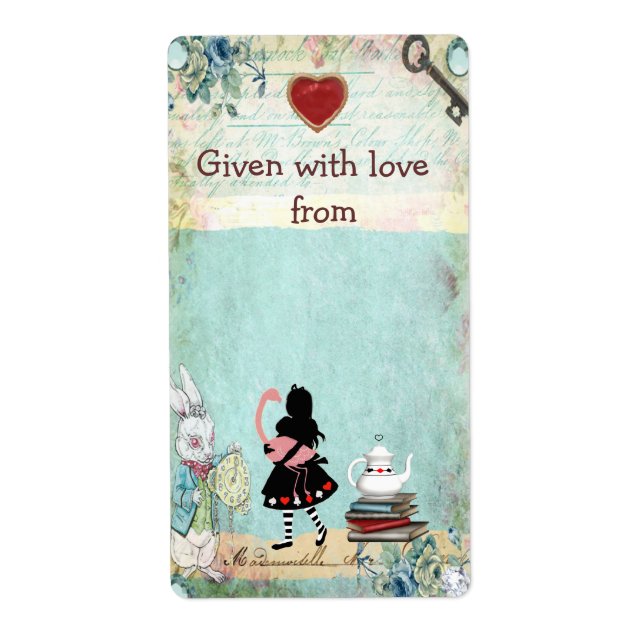 Bring a Book Alice in Wonderland Bookplates (Front)