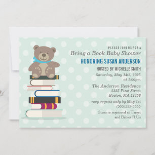 Bring a Book Baby Shower Invitation