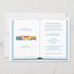 Bring a Book Baby Shower Invitation