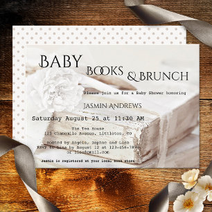 Bring a Book Baby Shower Invitation