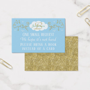 Bring-a-Book "Castle/Gold" Insert Card/Personalise