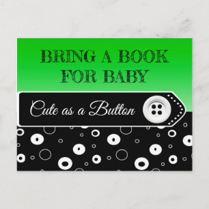 Bring a Book for Baby Baby Shower Card