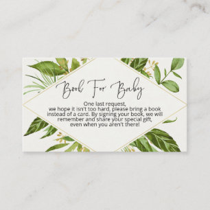 Bring A Book For Baby Baby Shower Enclosure Card