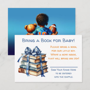 Bring a Book for Baby   Baby Shower  Enclosure Card