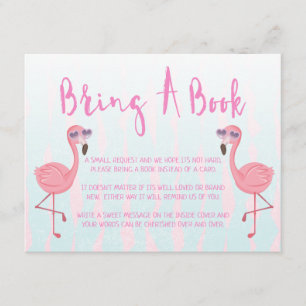 Bring A Book Kids Birthday Or Baby Shower Enclosure Card