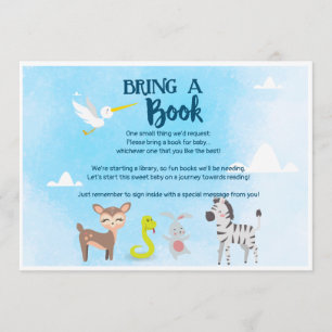 Bring a Book - Zoo- Noah's Ark Invitation
