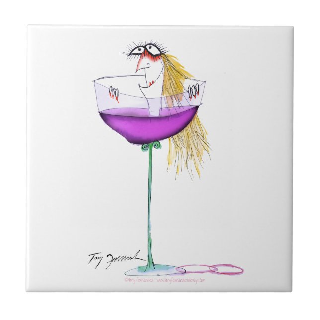 bring a bottle, tony fernandes ceramic tile (Front)