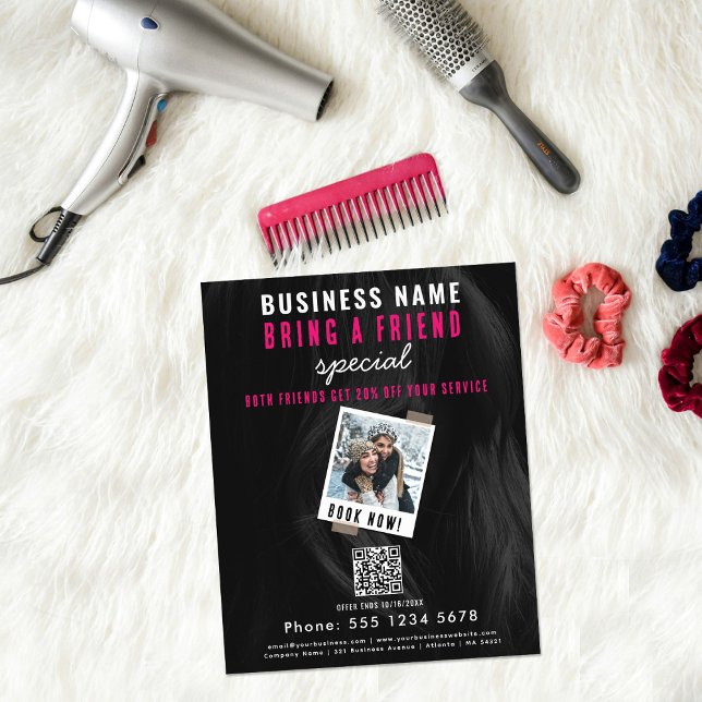 Bring a Friend Sale Refer A Friend Booking Flyer  (Bring a Friend Sale Refer A Friend Booking Flyer)