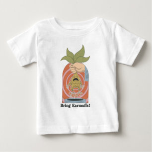"Bring Earmuffs!" Screaming Mandrake Graphic Baby T-Shirt