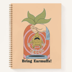 "Bring Earmuffs!" Screaming Mandrake Graphic Notebook