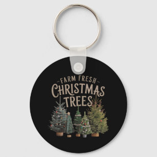 Bring Home Farm Fresh Christmas Trees Key Ring