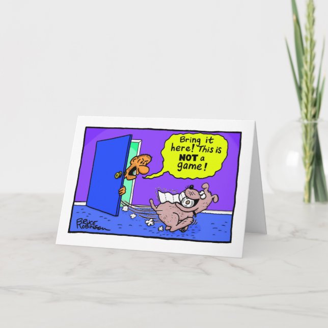 Bring it here! This is NOT a game! Card (Front)