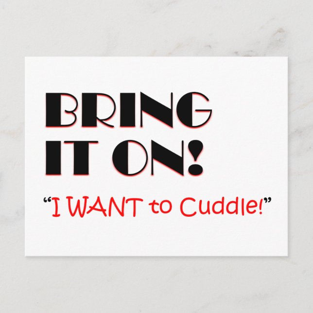 Bring it On, Daily Affirmation Flash Card (Front)