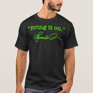 Bring it on Kamala brat green signature TShirt