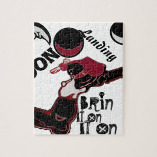 Bring It On – Playful Christmas & Space Mashup Jigsaw Puzzle