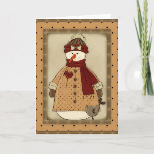 Bring it On Snowgirl (Winter) Greeting Card