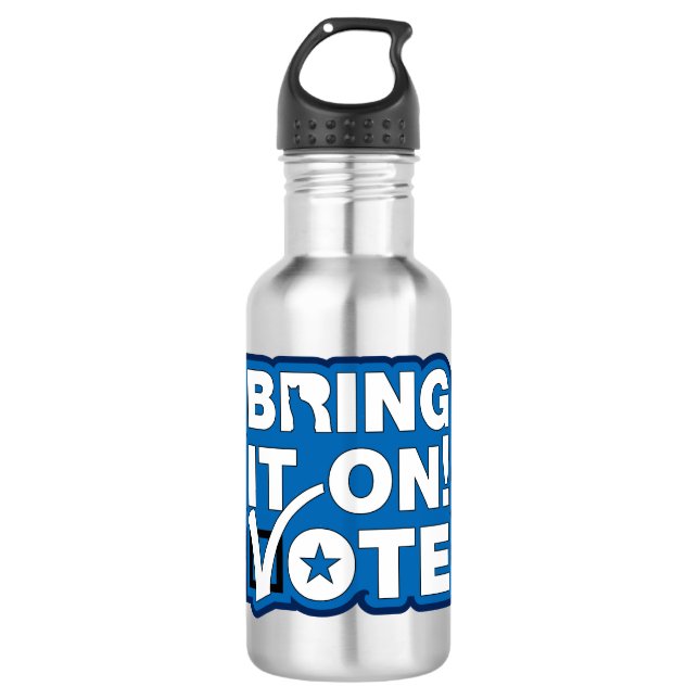 Bring it on! VOTE 532 Ml Water Bottle (Front)