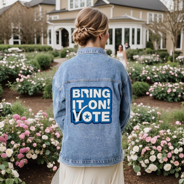 Bring it on! VOTE Denim Jacket (Wedding Back)