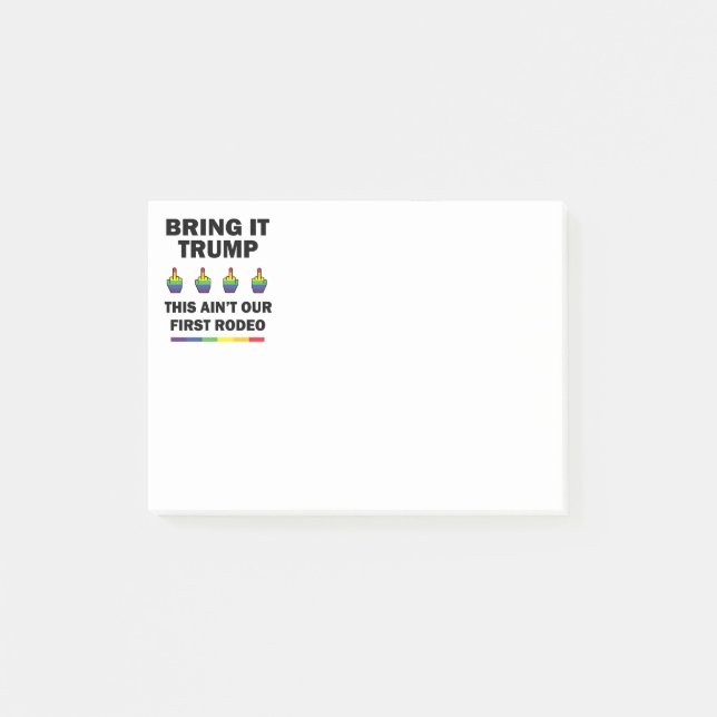 Bring It Trump Post-it Notes (Front)