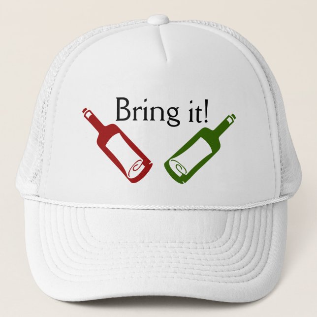 Bring it! Wine Bottles Hat (Front)