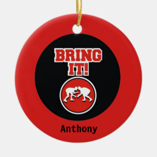 Bring IT! Wrestling Christmas Ornament