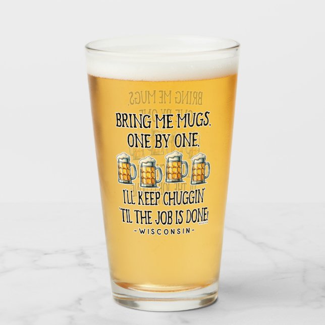 Bring Me Mugs Glass (Front Filled)