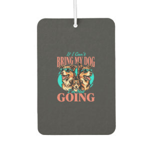 Bring My Dog Retro Dog Lover Car Air Freshener