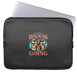 Bring My Dog Retro Dog Lover Laptop Sleeve