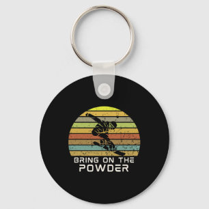 Bring On The Power Snowboarding Funny Snowboard Key Ring