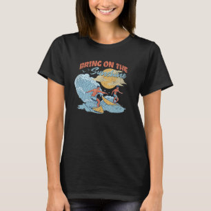 Bring on the Sunshine Beach Surfer Vintage Surfing T-Shirt