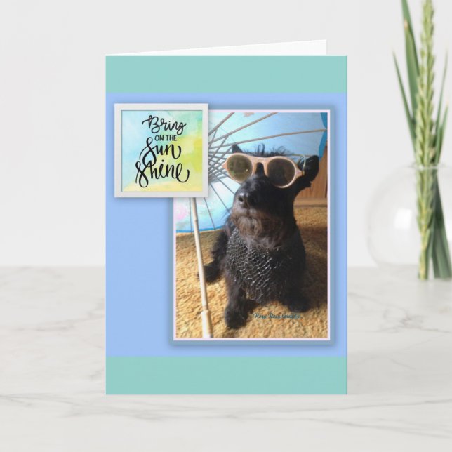 Bring on the Sunshine Card (Front)