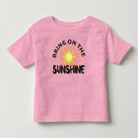 Bring On The Sunshine Design - Toddler Fine Jersey