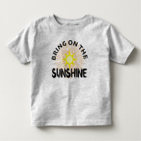 Bring On The Sunshine Design - Toddler Fine Jersey