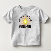 Bring On The Sunshine Design - Toddler Fine Jersey