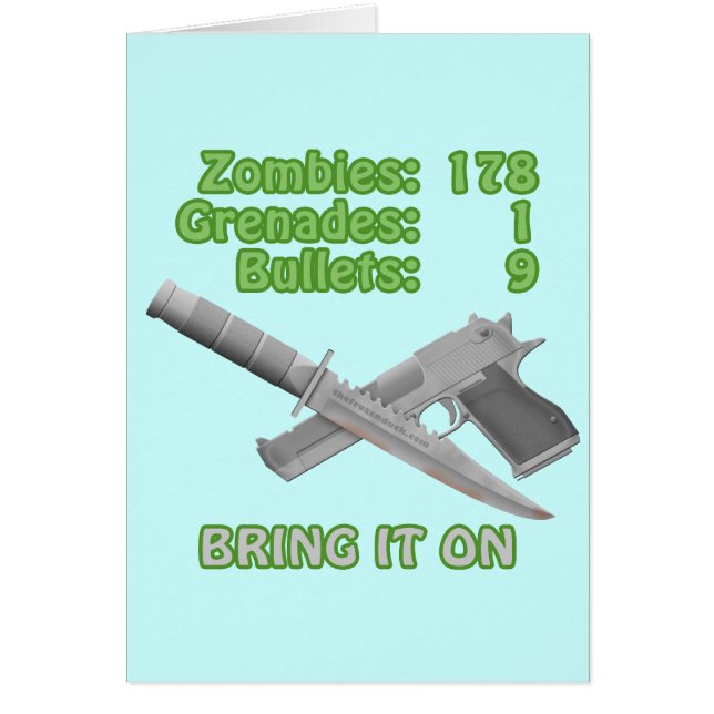 Bring on the Zombies (Front)