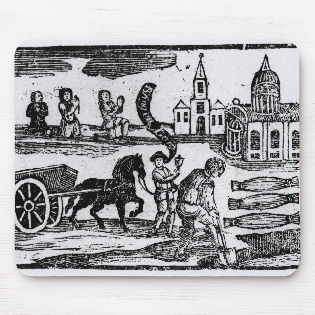 Bring Out Your Dead, The Great Plague of 1665 Mouse Pad (Front)