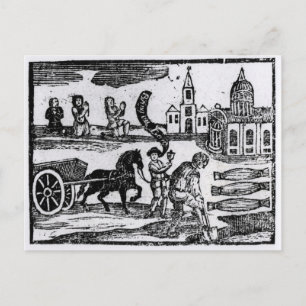 Bring Out Your Dead, The Great Plague of 1665 Postcard