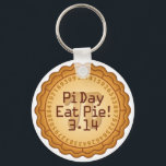 Bring Pie for Pi Day Key Ring<br><div class="desc">Celebrate Pi Day in style with this cool Pi Day-themed key chain! Perfect for math lovers, this funny and popular design is a must-have for March 14th (3/14) or 3.14. Whether you’re heading to a Pi Day party or just want to show off your love for all things pi, this...</div>