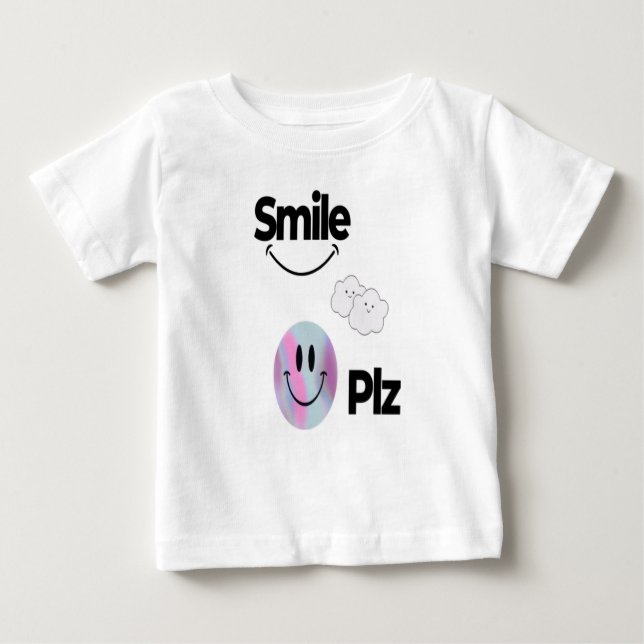 Bring Smile, Positivity &Cheerful Charm with Smile Baby T-Shirt (Front)
