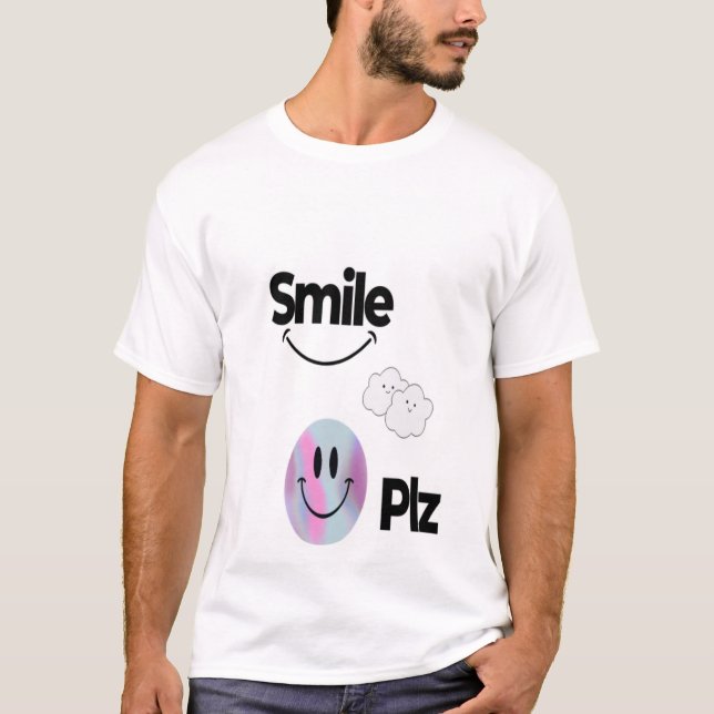 Bring Smile, Positivity &Cheerful Charm with Smile T-Shirt (Front)