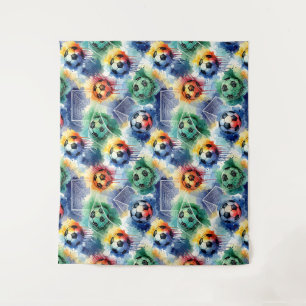 Bring Soccer Spirit to Your Designs Tapestry