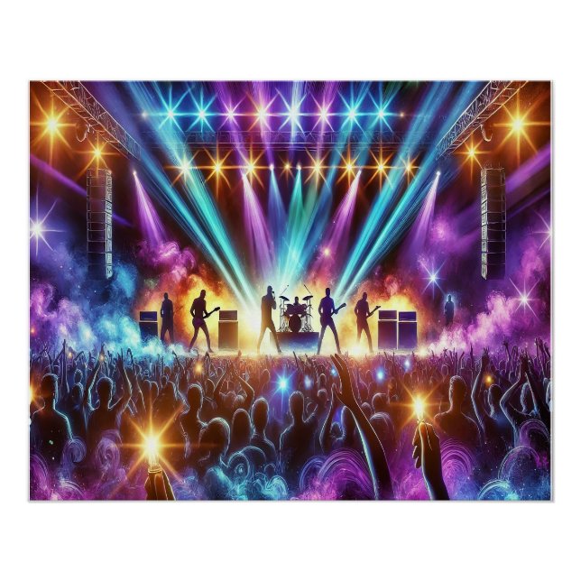 🎸 Bring the Electric Energy of a Live Concert  Poster (Front)